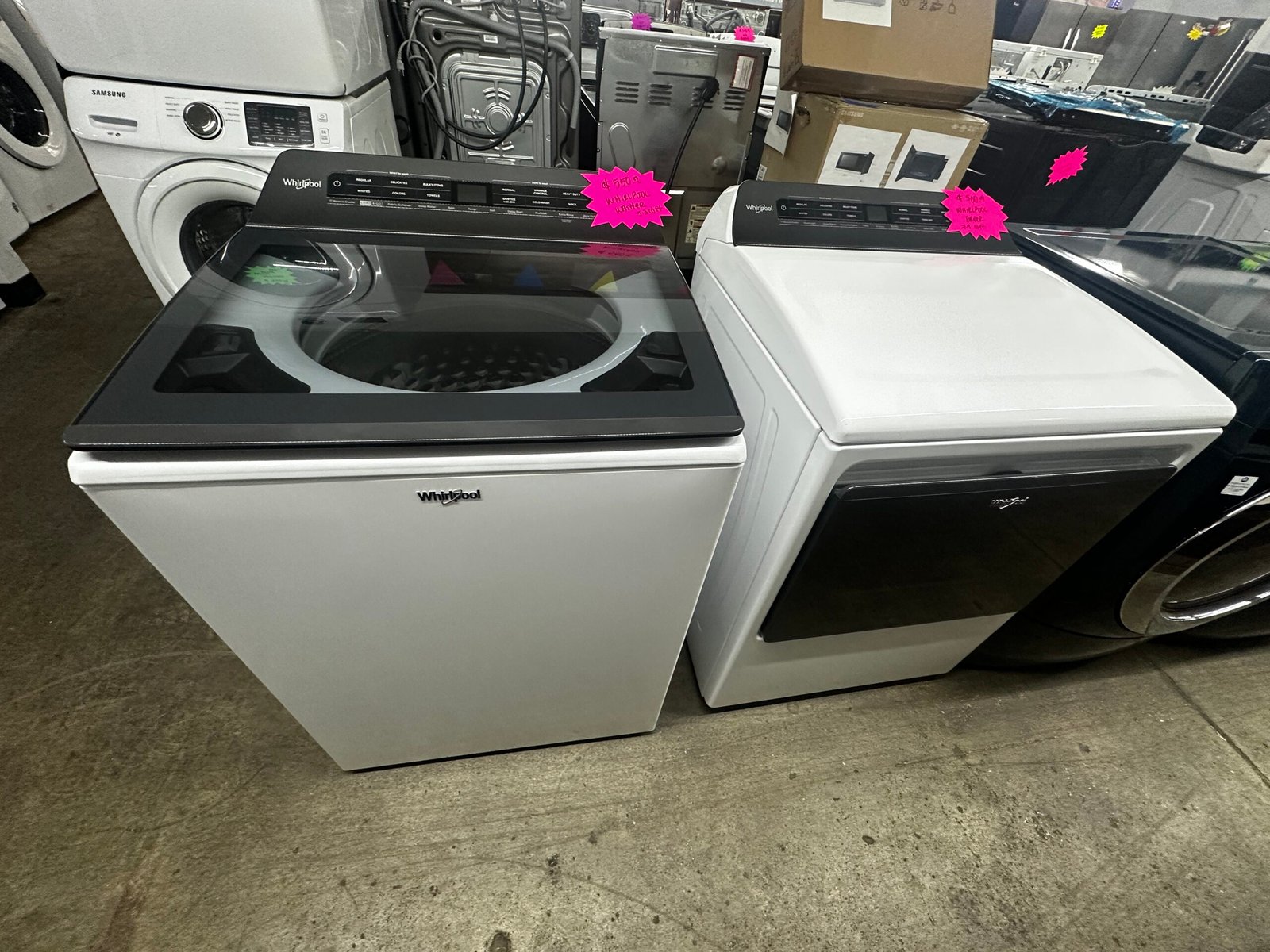 Whirlpool Washer Dryer Set
